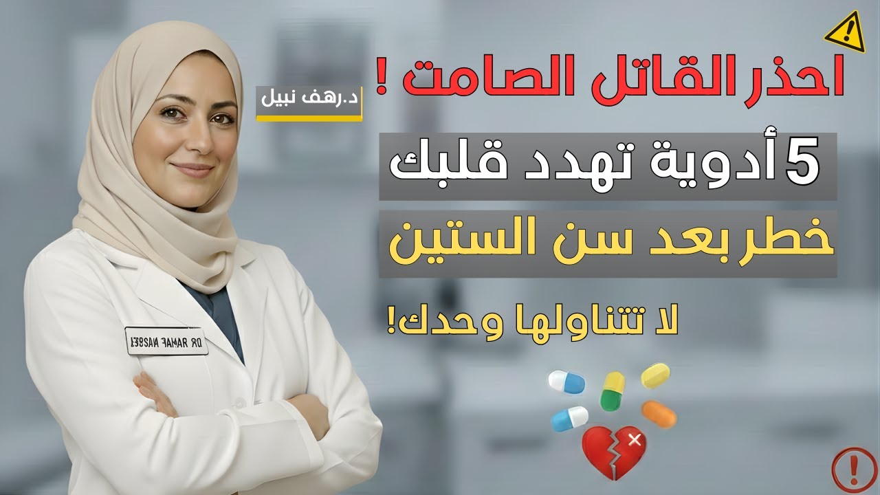 5 أدوية شائعة تزيد خطر النوبة القلبية بعد الستين.. احذر 