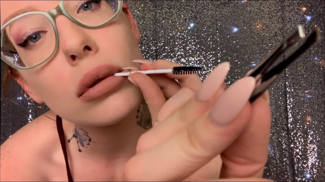 ASMR Doing Your Eyebrows / UP CLOSE Attention