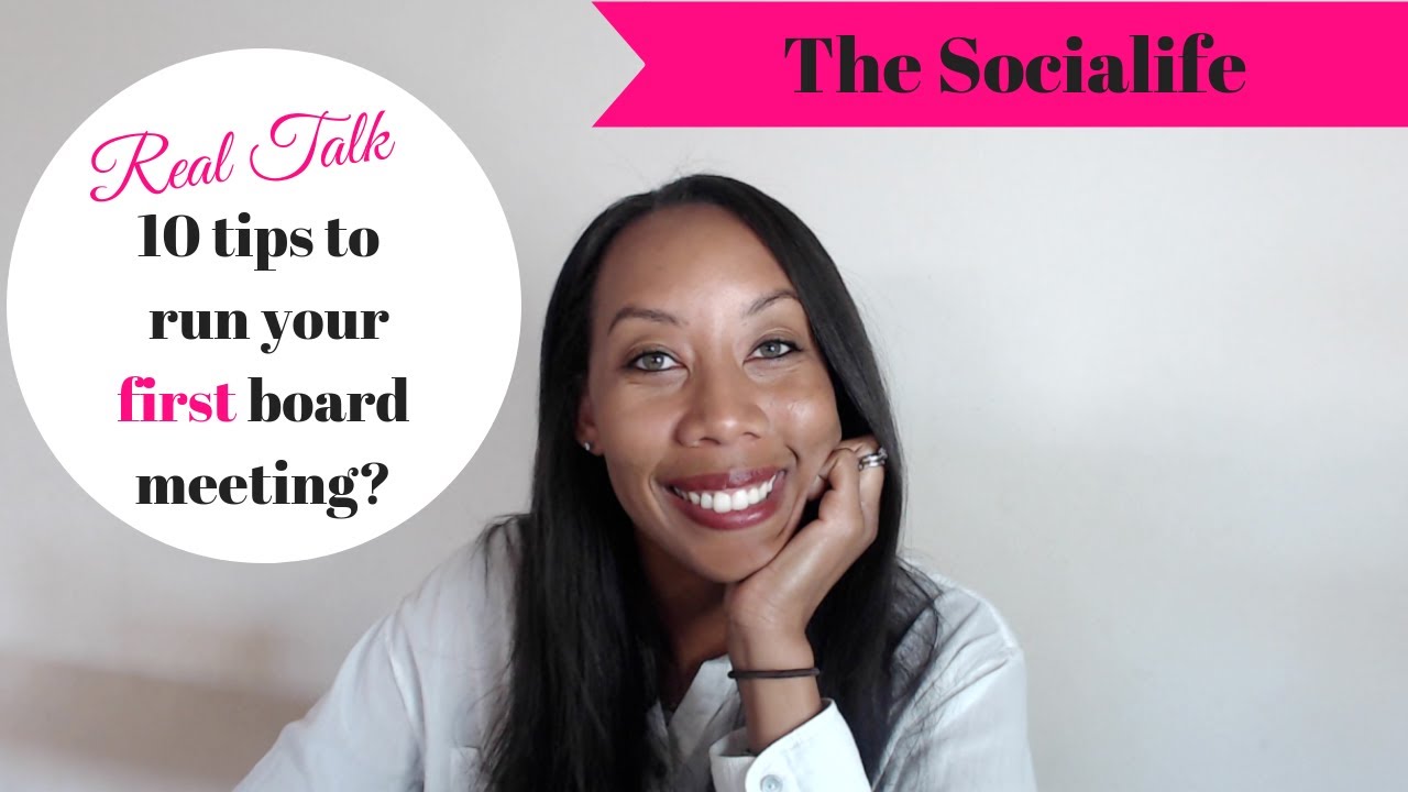 Starting A Nonprofit | How To Run A Board Meeting