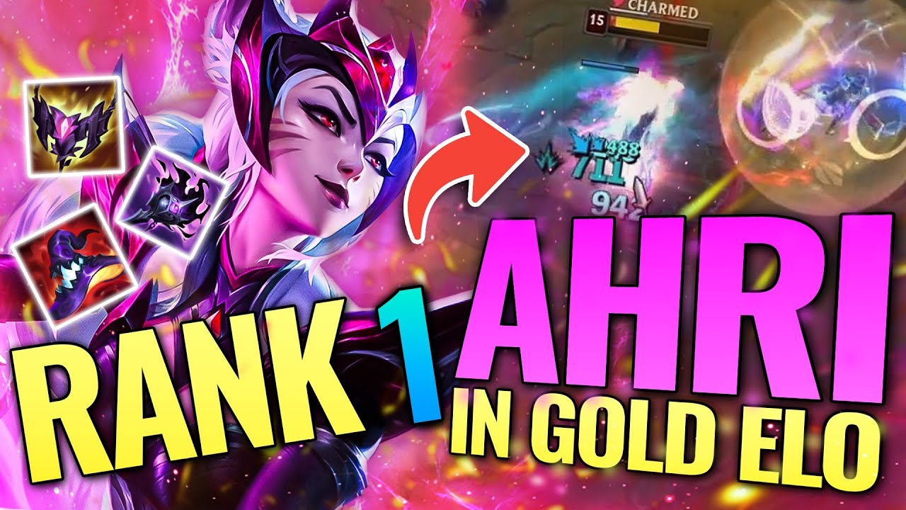 Rank 1 Ahri mid visits Gold Elo to teach you how to carry