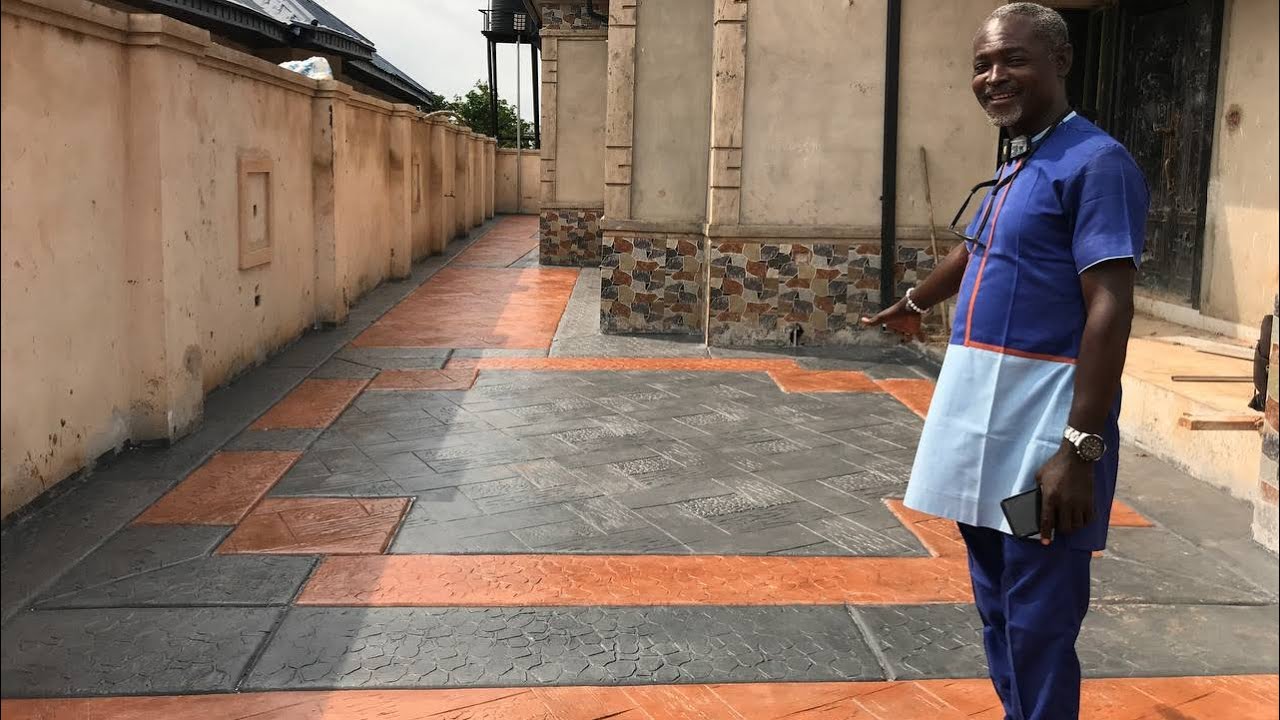Price Of Stamped Concrete Floor Installation Update With Polishing And Materials Cost In Edo State.