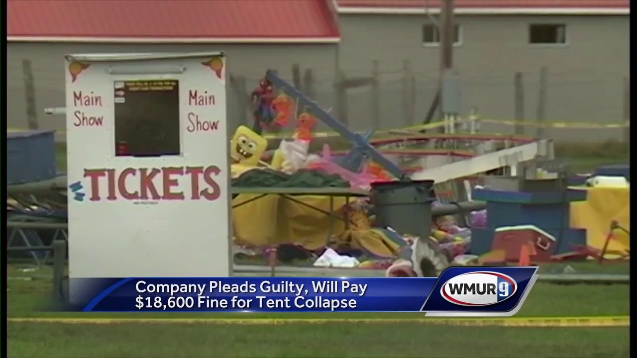 Company involved in deadly tent collapse pleads guilty