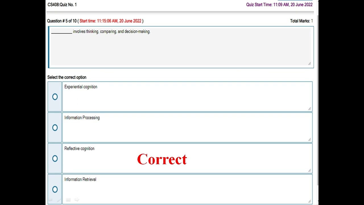 cs408 quiz 1 spring 2022