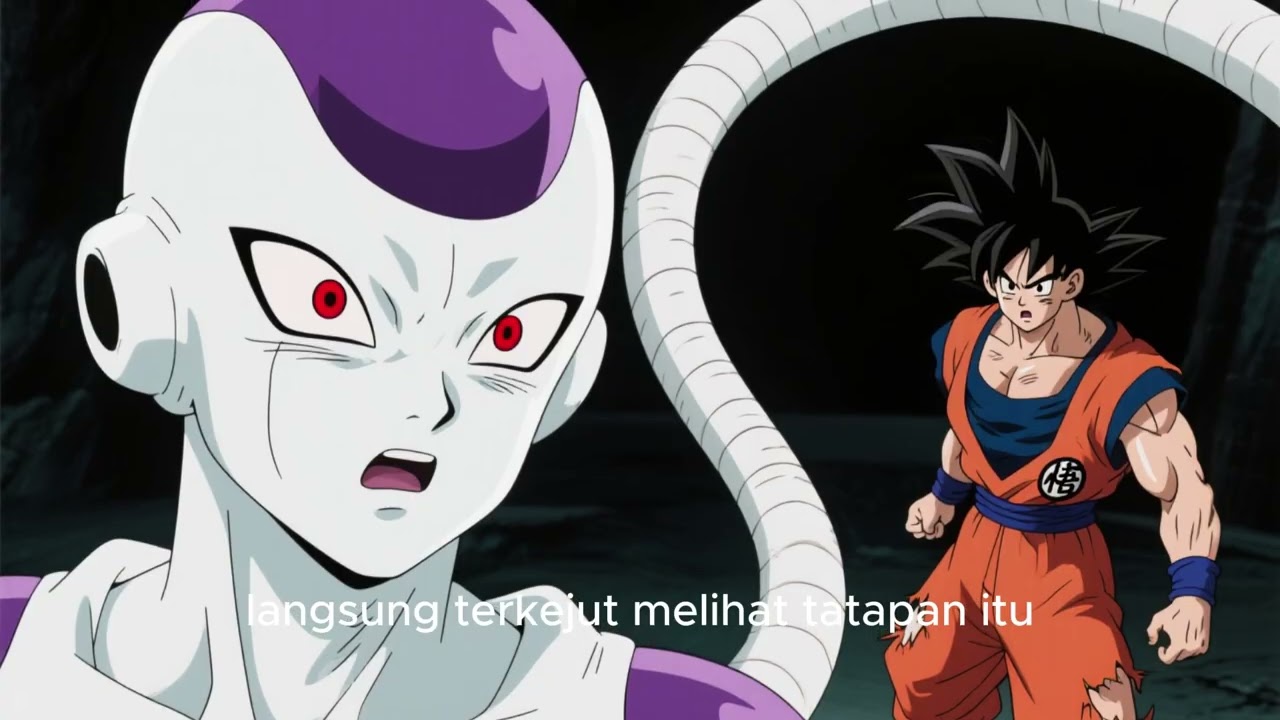 Tatapan Goku Bikin Frieza Panik