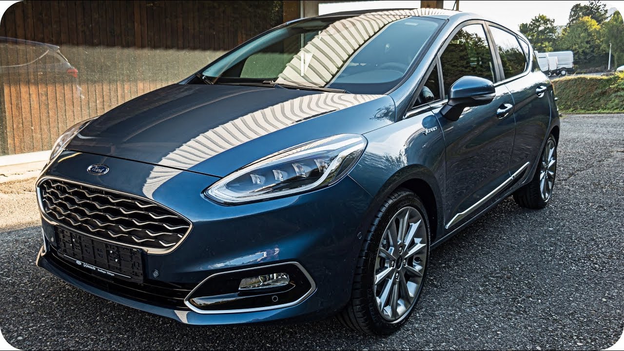 2019 Ford Fiesta Vignale LED Light Chroma Blue 4K