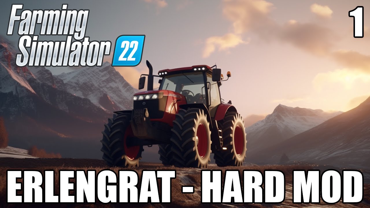 🐧Farming Simulator 22 - Erlengrat - Hard Mod - Bölüm 1