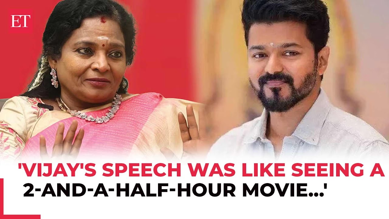 TVK Rally: 'Vijay's speech was like seeing a 2.5 hours movie...', says BJP's Tamilisai