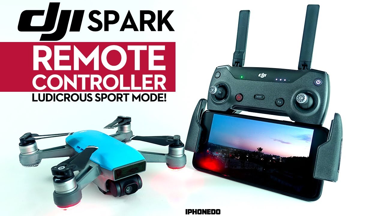DJI Spark w/ Remote Controller — Sport Mode is Ludicrous! [4K]