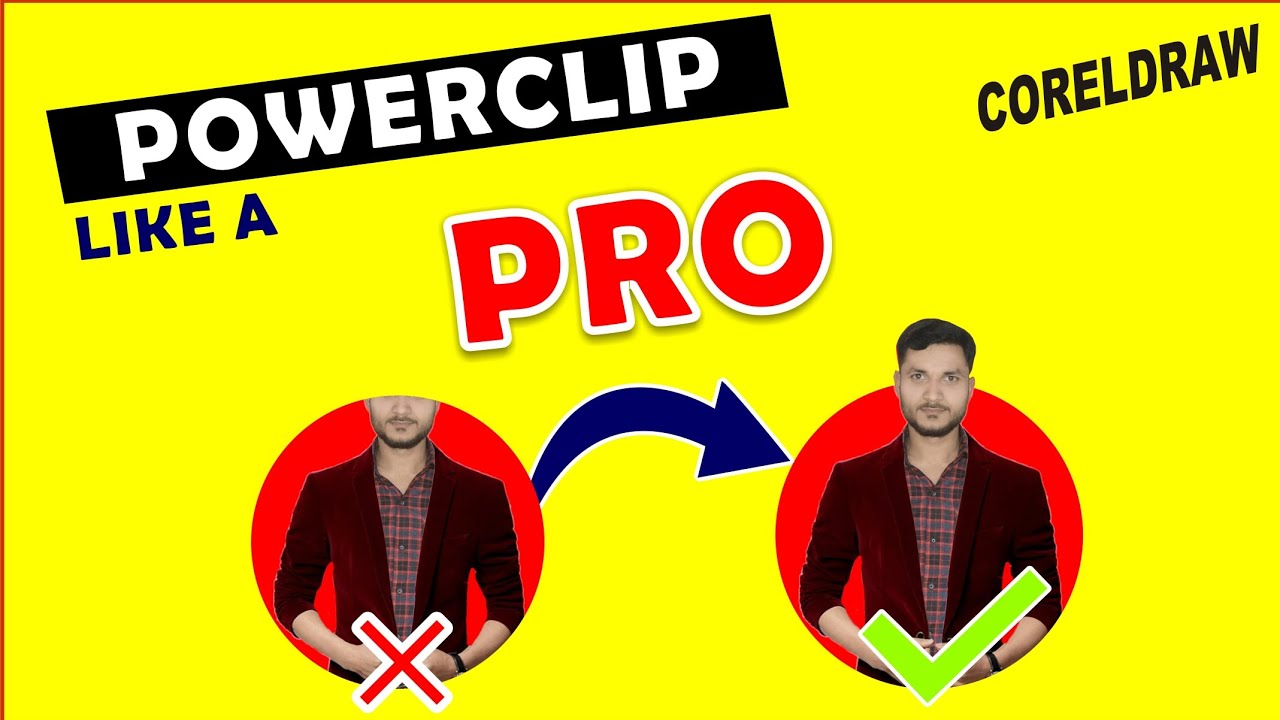 Powerclip Kare Trick se || Coreldraw me Powerclip kaise kare