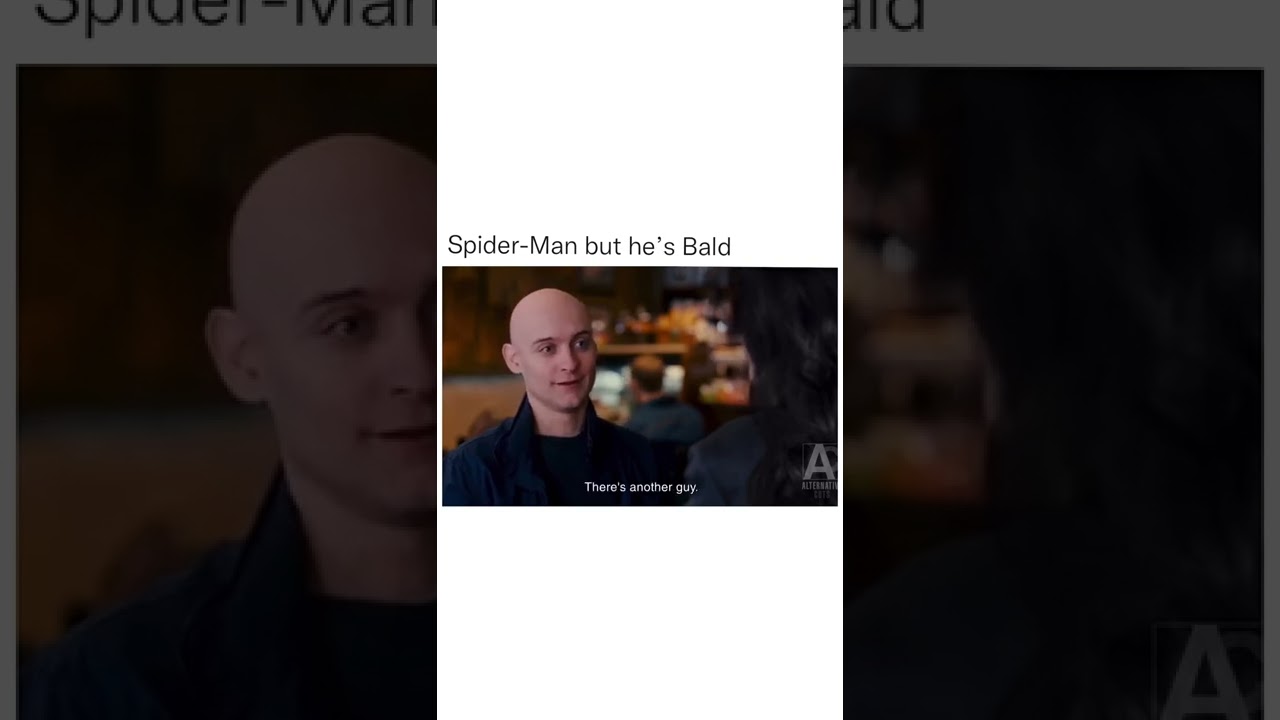 Spider-Man but he's Bald #shorts #funny #subscribe