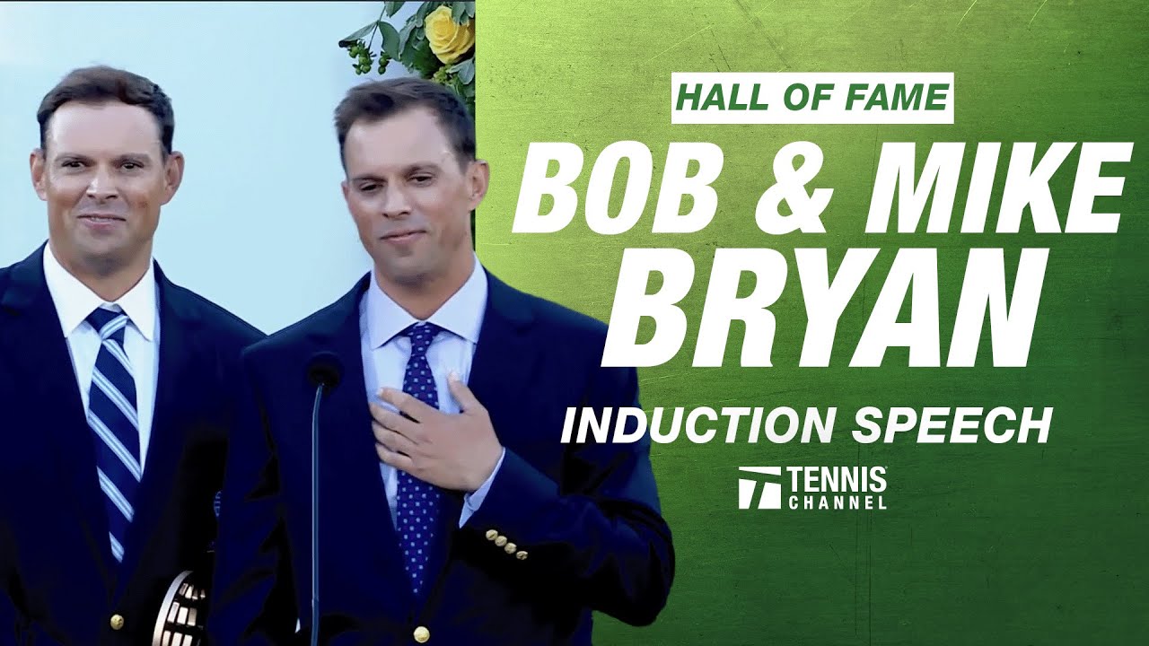 Bob & Mike Bryan 2025 International Tennis Hall of Fame Induction Speech