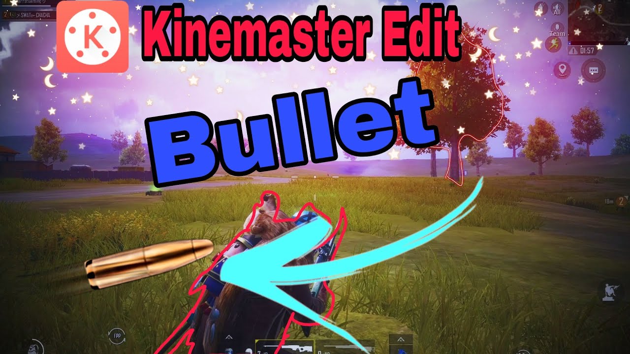 How to Make Trending Pubg Mobile Sniper Shot With Bullet In Kinemaster | CarrotGaming