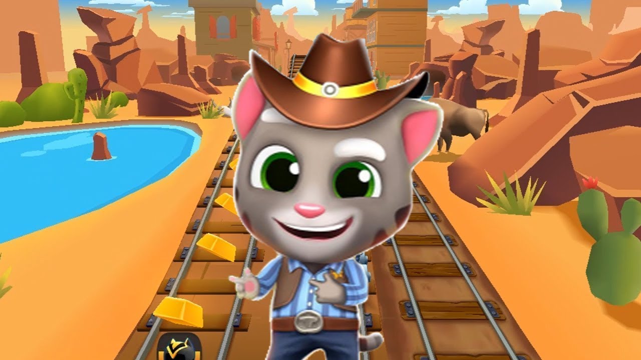 Talking Tom Gold Run   Mining Cart Ride