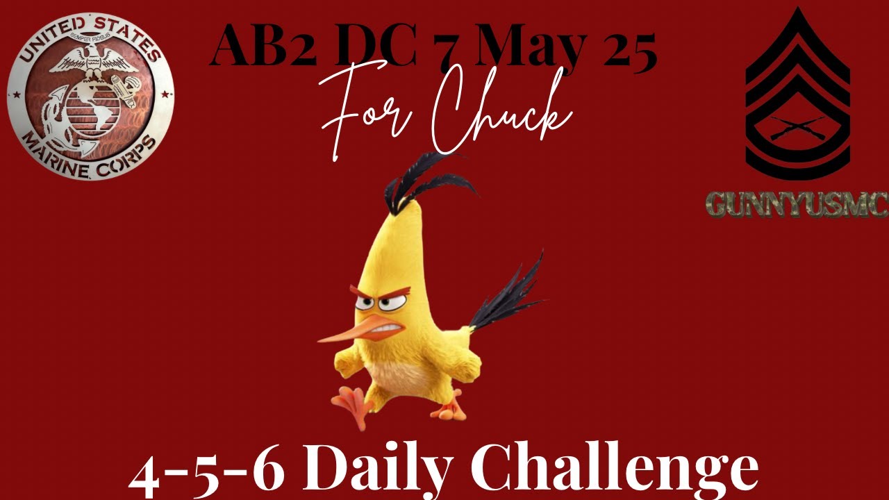 Angry Birds 2 AB2 4-5-6 Daily Challenge Today 07 May 2025 - for Chuck #ab2