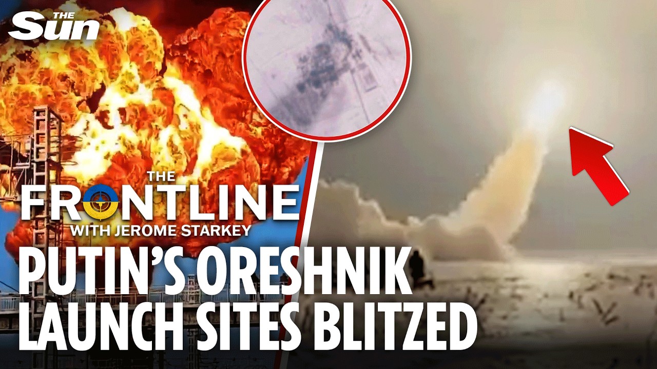 Ukraine’s Flamingo missiles STRIKE Putin's nuke base as top GRU General gunned down