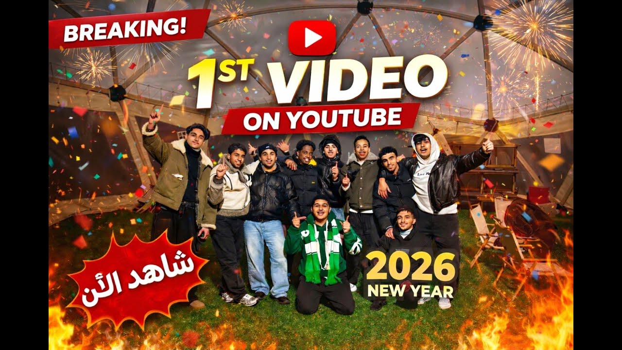 هذا هو أول فيديو لنا… والرحلة تبدأ الآن 🚀 | سنة 2026 ستكون مختلفة 💥