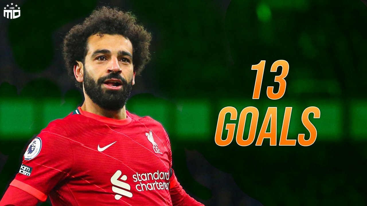 All 13 Goals of Mohamed Salah in Premier League 21/22 So Far