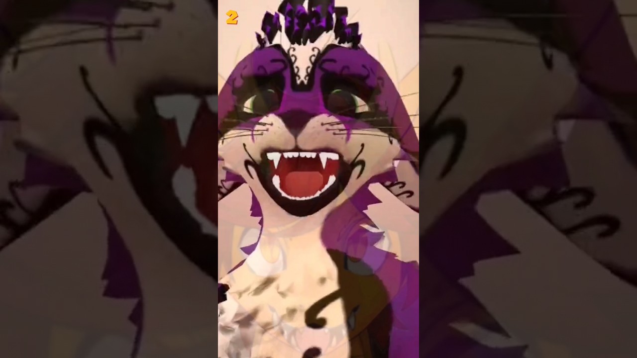 Purple Rexouium Screams fear of Spider! Furry Tiktok # 3 #vrchat #furry #fursuit #rexouium #scares