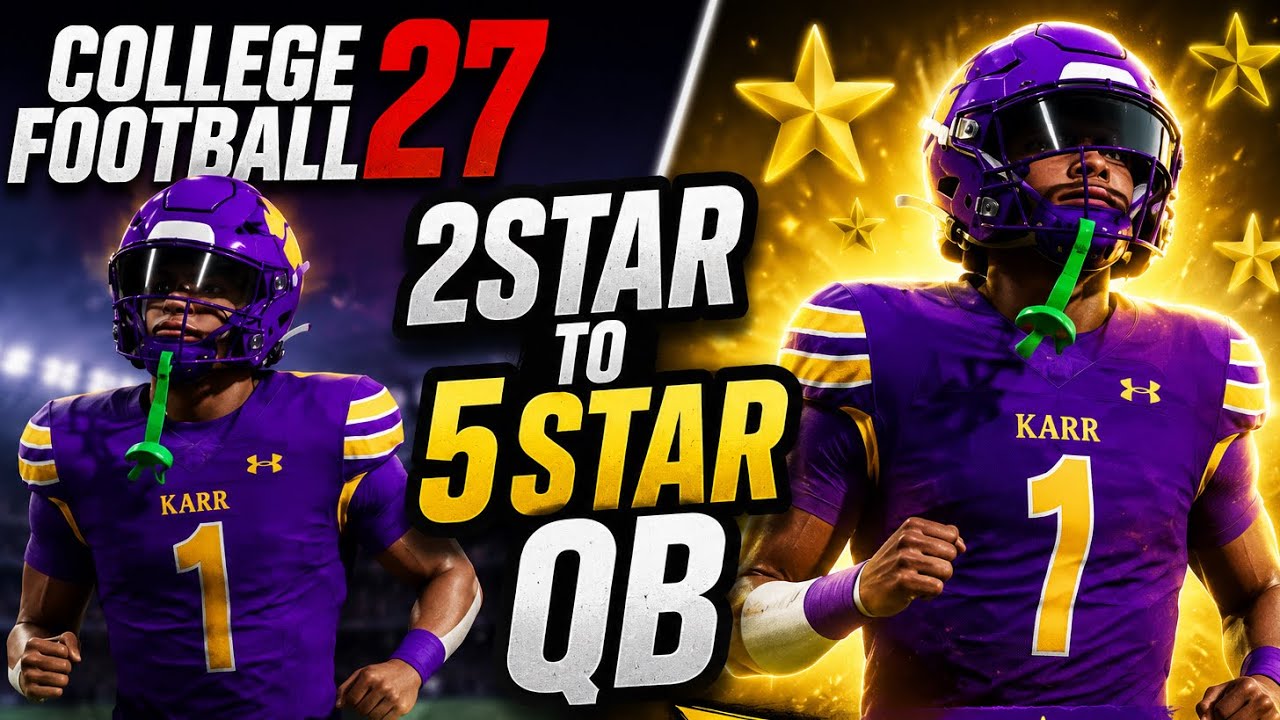 COLLEGE FOOTBALL 27 RTG: КВАРТЕРБЕК С 2 ЗВЕЗДАМИ СТАНОВИТСЯ ЛУЧШИМ В СТРАНЕ