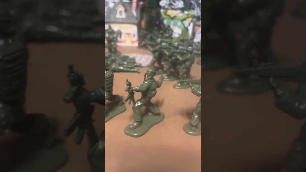 Real plastic heroes #armymentoys #toysoldiers #plasticarmymen #armyplaysets