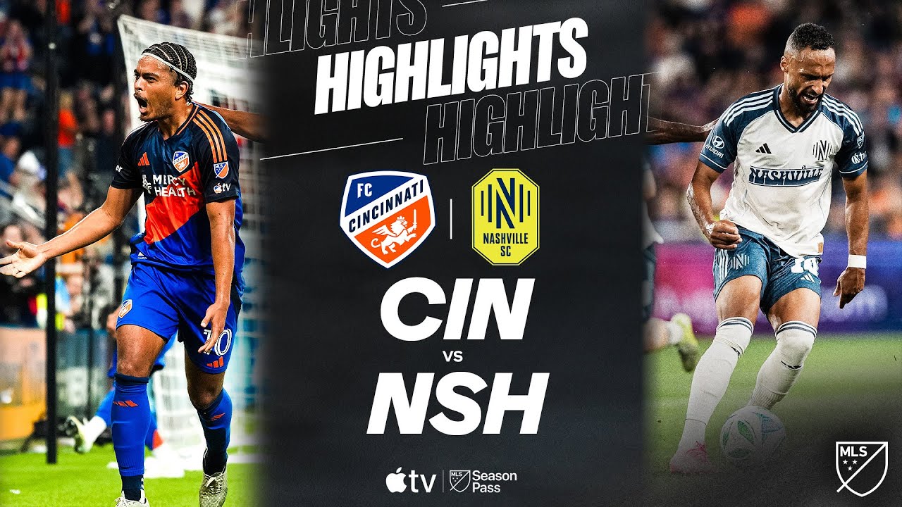 FC Cincinnati vs. Nashville SC | Full Match Highlights | Stoppage Time Game-Winning Goal!