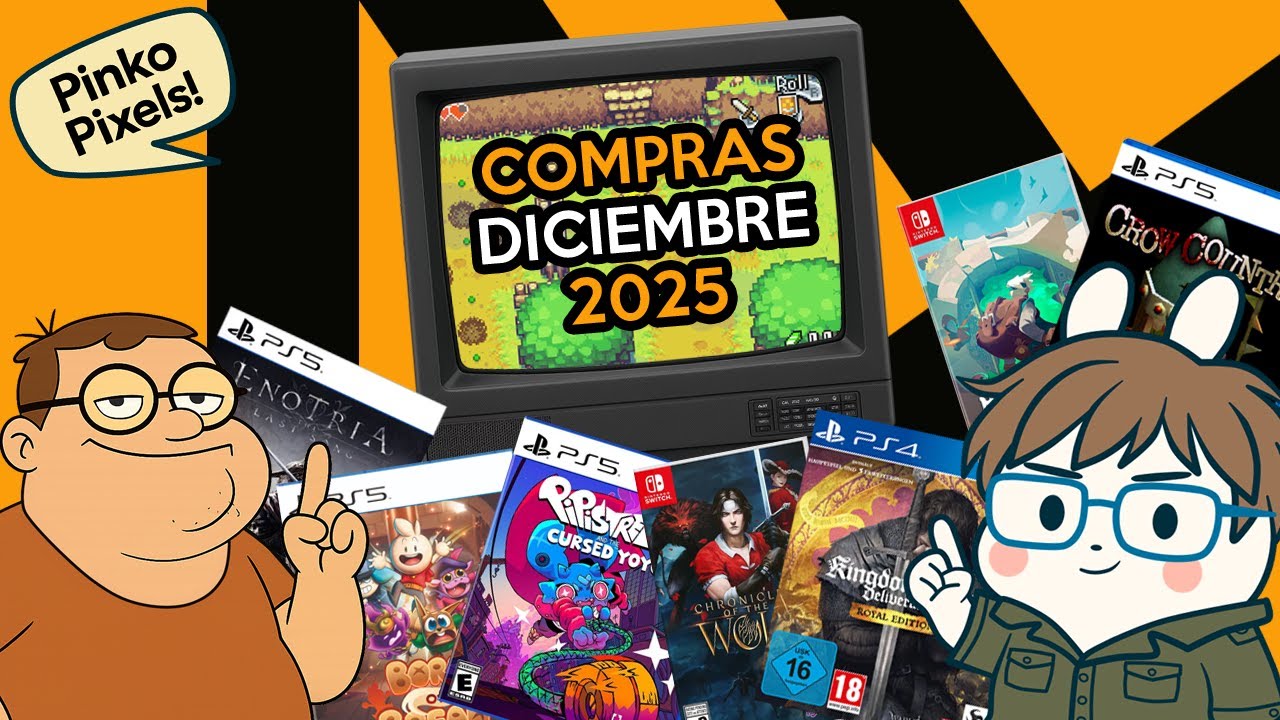 COMPRAS DEL MES. VIDEOJUEGOS DICIEMBRE 25. Y algunas cápsulas de NERDONIO. 🙂