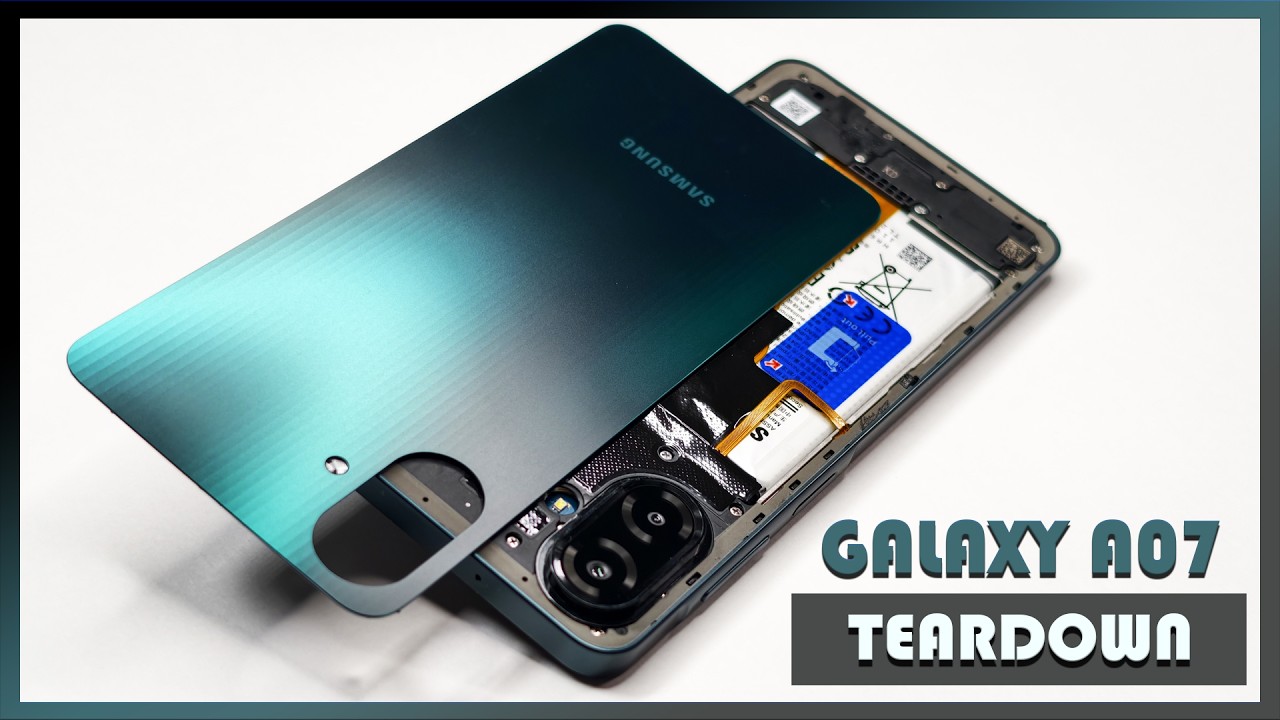 Samsung Galaxy A07 Teardown Disassembly Phone Repair Video Review