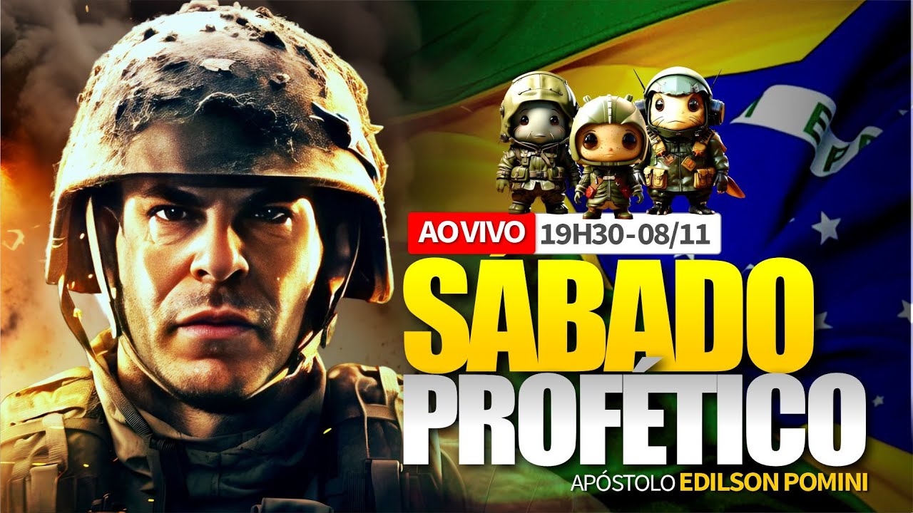 🟢 S&Aacute;BADO PROF&Eacute;TICO | AP&Oacute;STOLO EDILSON POMINI 08.11.2025