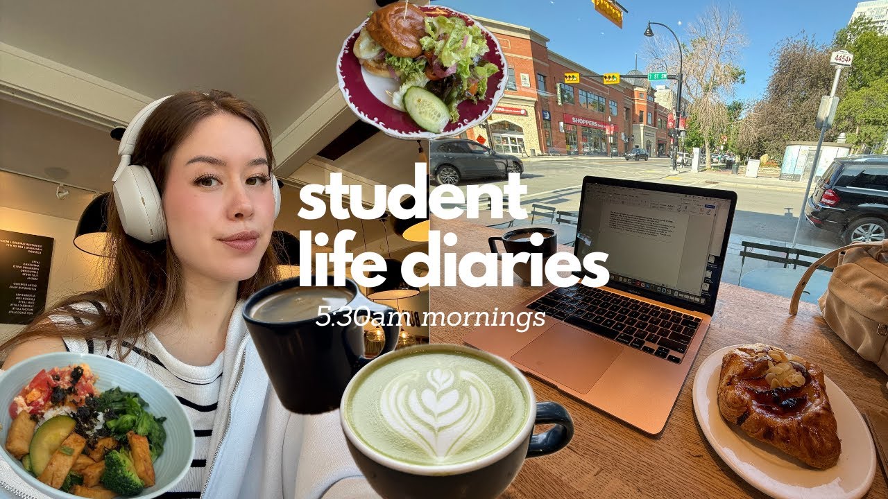 productive student-life diaries | 5:30am morning, applying for practicum, & what I eat