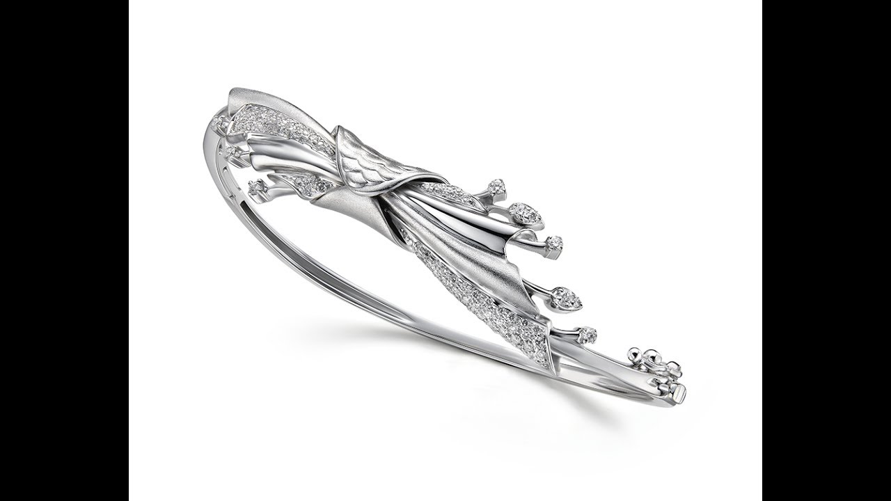 Latest Ladies Platinum Bangles Collection | Unique Designed Platinum Bangles| PhoeniX GuyzZ Fashions