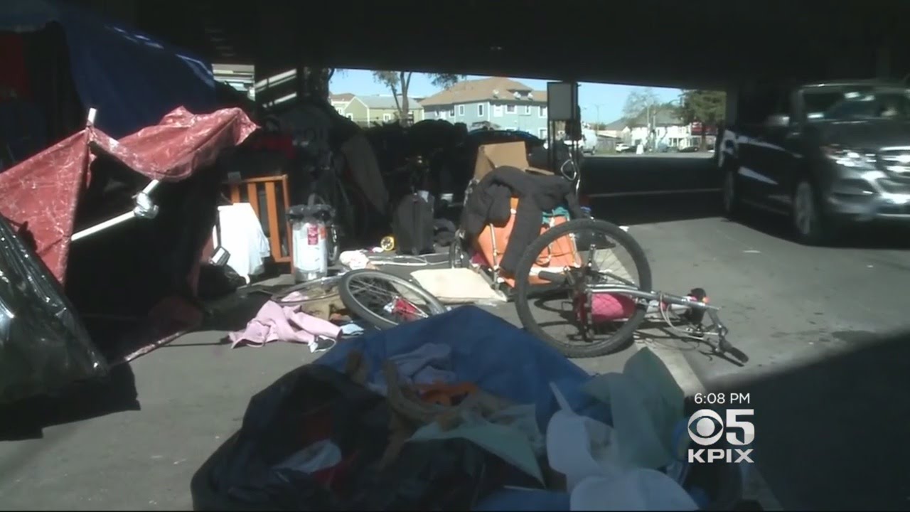 Massive West Oakland Homeless Encampment Spills Into The Street