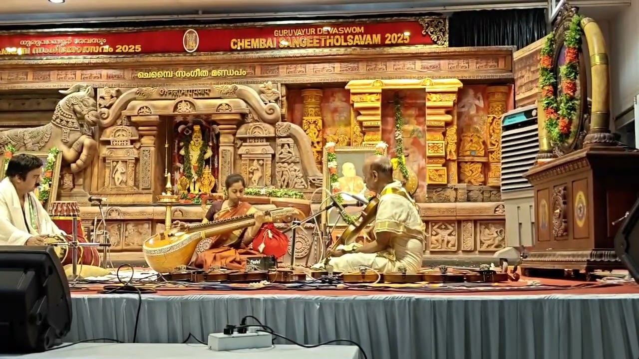 #GuruvayurChembaiSangeetholsavam2025 #Telisirama #IndianClassicalMusic #VeenaInstrument