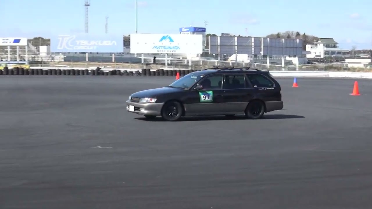2023ビギナーズジムカーナ第1戦 はじめて 97 柿本4AGカローラワゴン