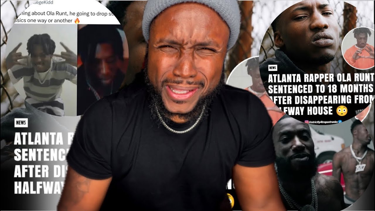 CRAZY RAPPER OLA RUNT ESCAPED FROM A HALFWAY HOUSE AND HAS TO SERVE 18 MONTHS IN PRISON