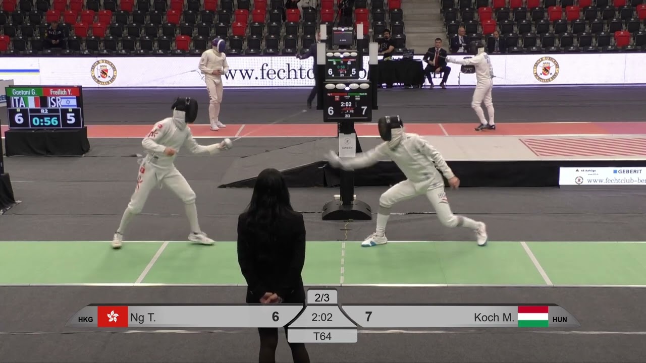 2024 385 T64 17 M E Individual Bern SUI WC GREEN KOCH HUN vs NG HKG