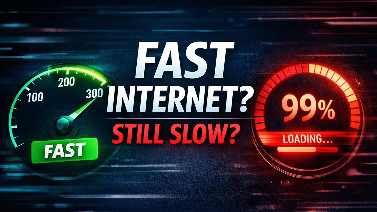 Fast Internet but Everything Still Loads Slow? Here’s the Real Reason