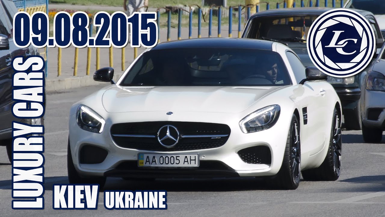 Luxury Cars in Kiev (09.08.15) Mercedes-AMG GT S