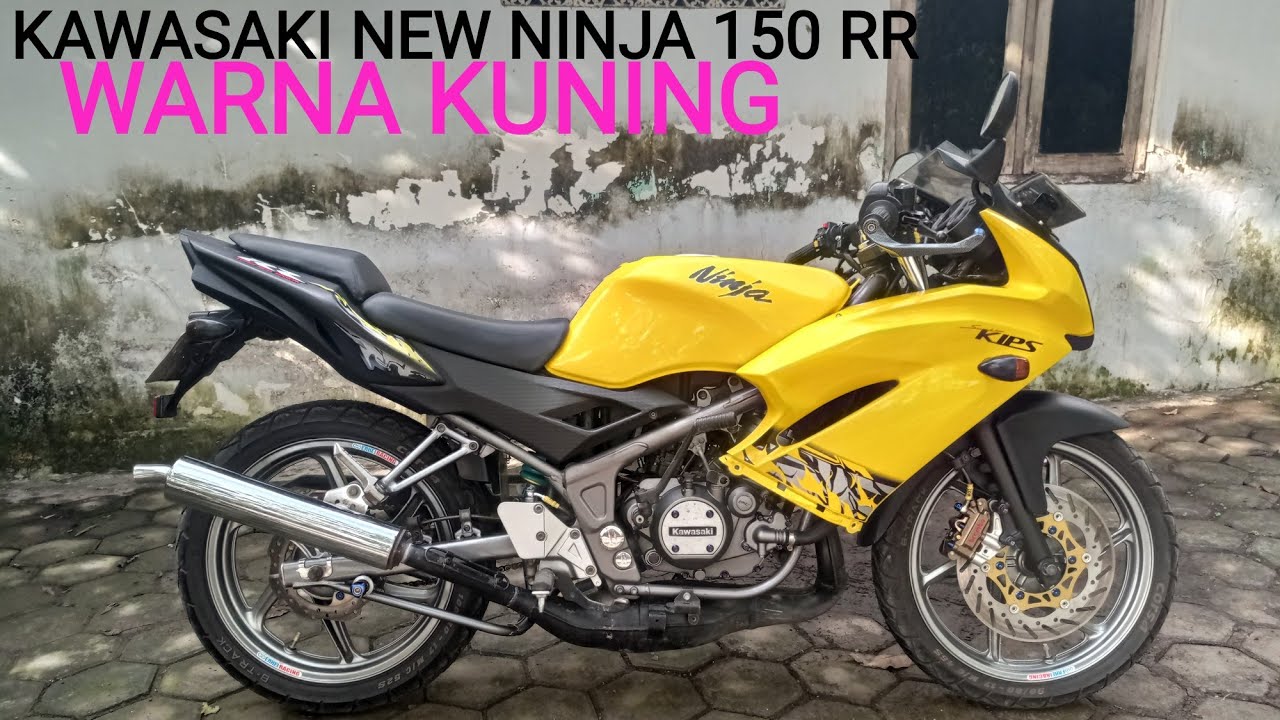 ninja rr new kuning modifikasi kekar