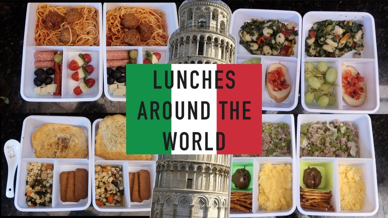 Italian Theme Lunches!!  Lunches Around The World!