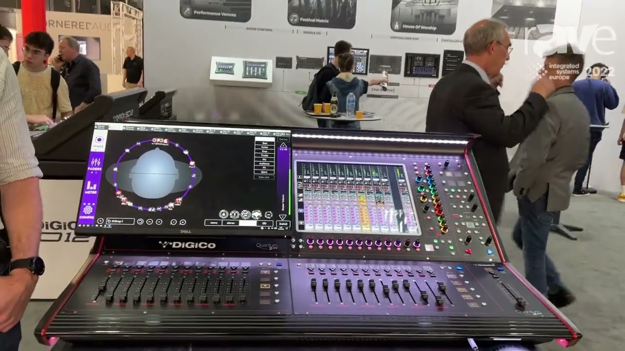 ISE 2022: DiGiCo Exhibits Quantum 225 Mixing Console with Klang Integration