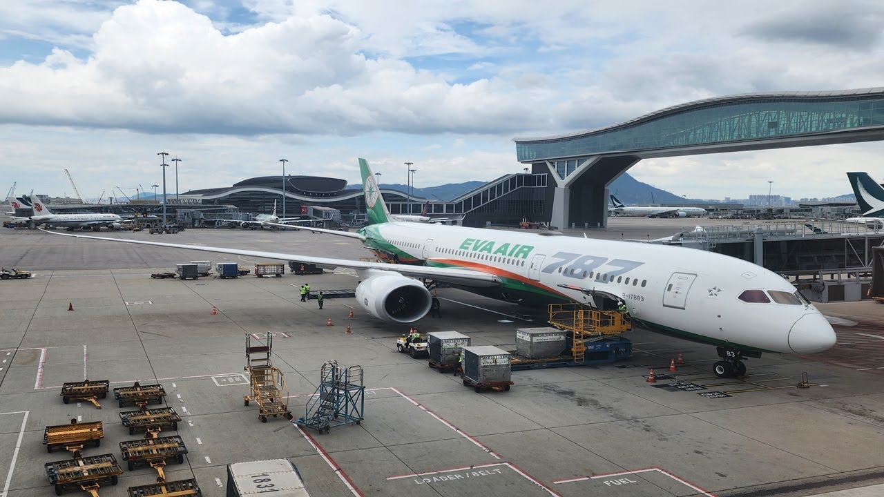長榮航空 787-9 澳門飛往台北 