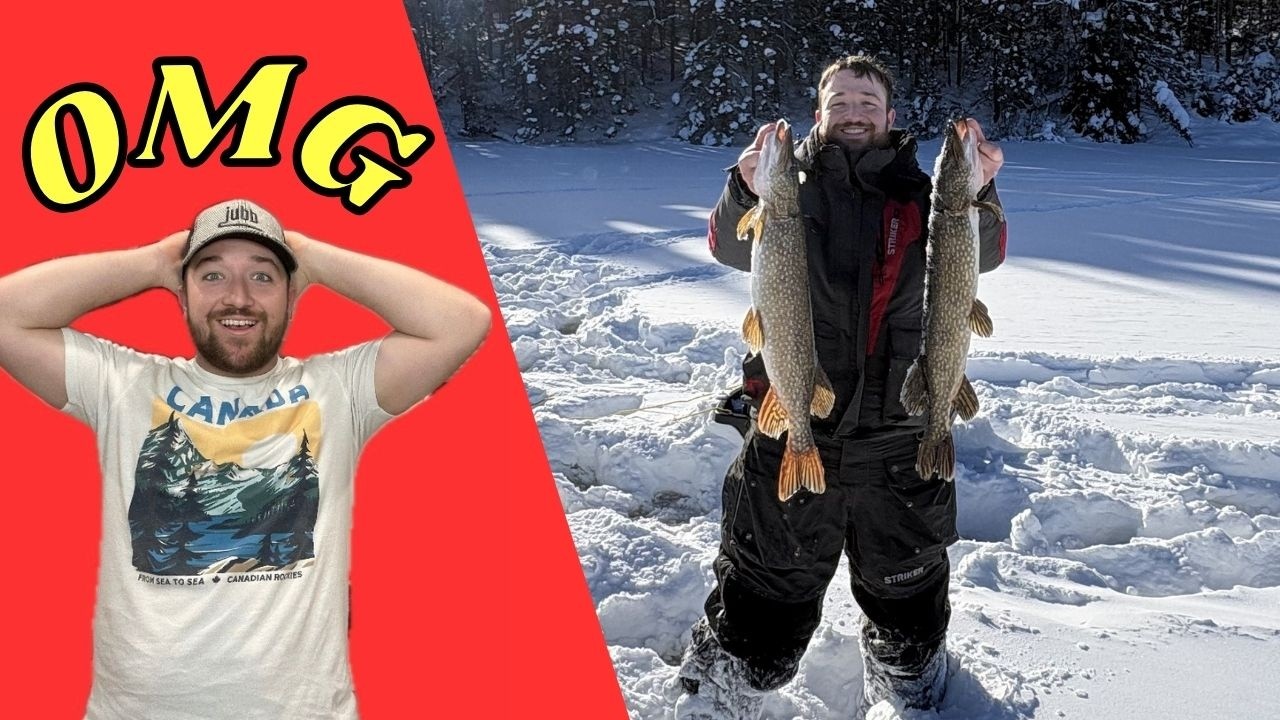 I Finally Ice Fished My Childhood Lake!!!