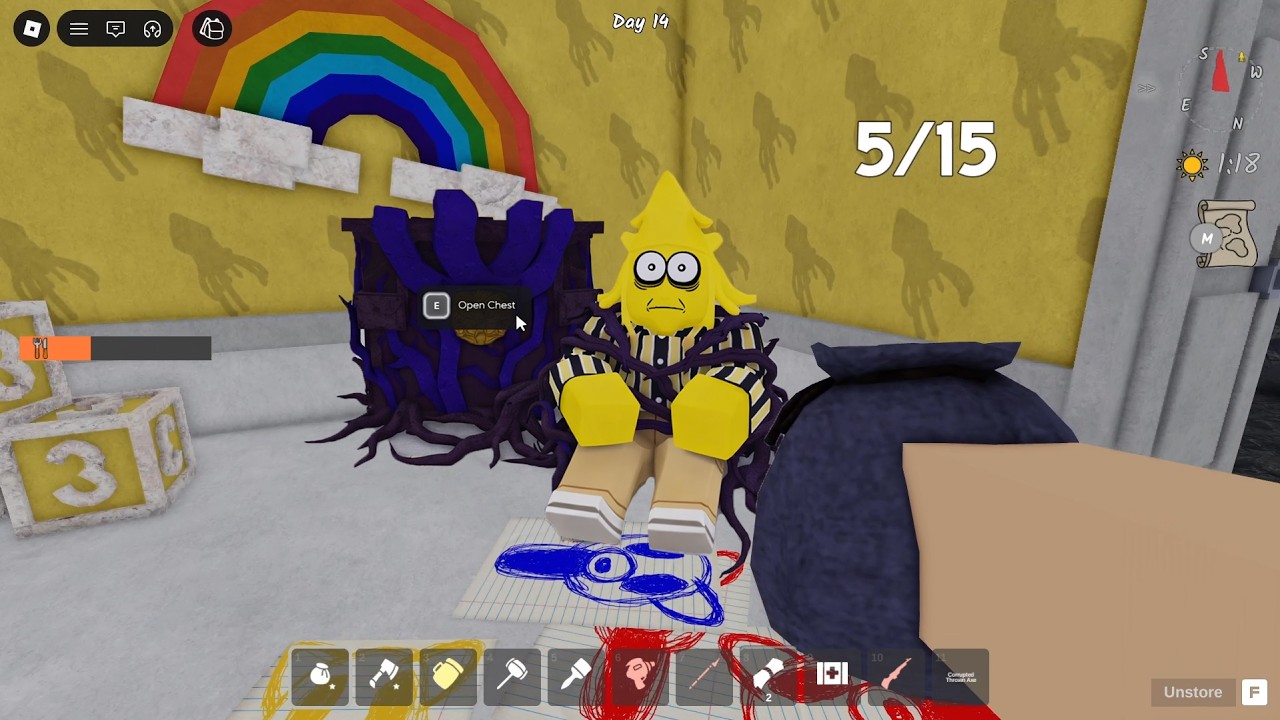 How To Easily Live 100 DAYS in HARD MODE in 99 Nights In The Forest ROBLOX