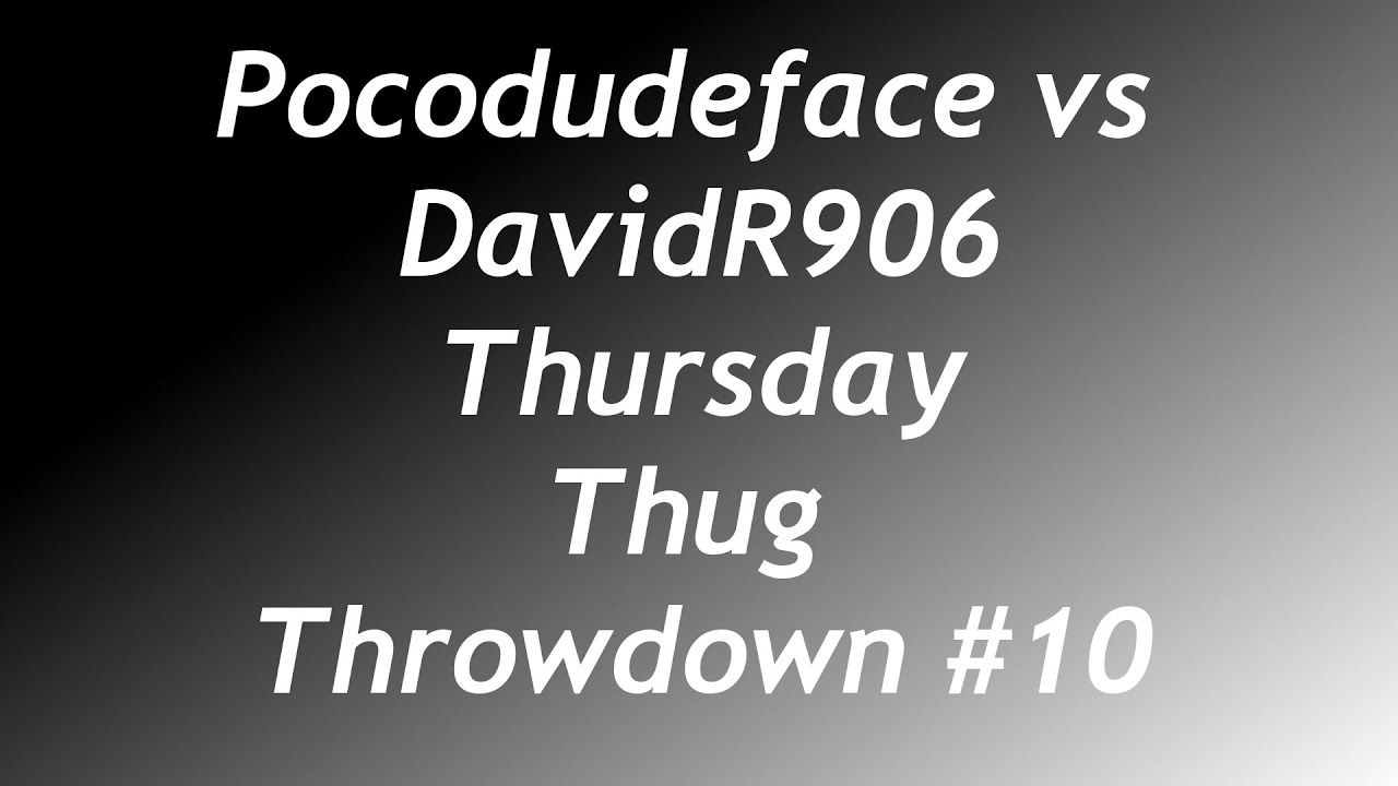 Pocodudeface (Dr. Mario) vs DavidR906 (Marth) - SSBM - Thursday Thug Throwdown #10 RR