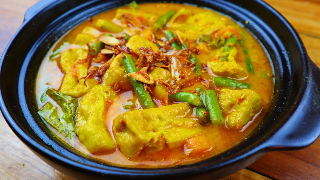 Geel gekruid tofu-groenterecept