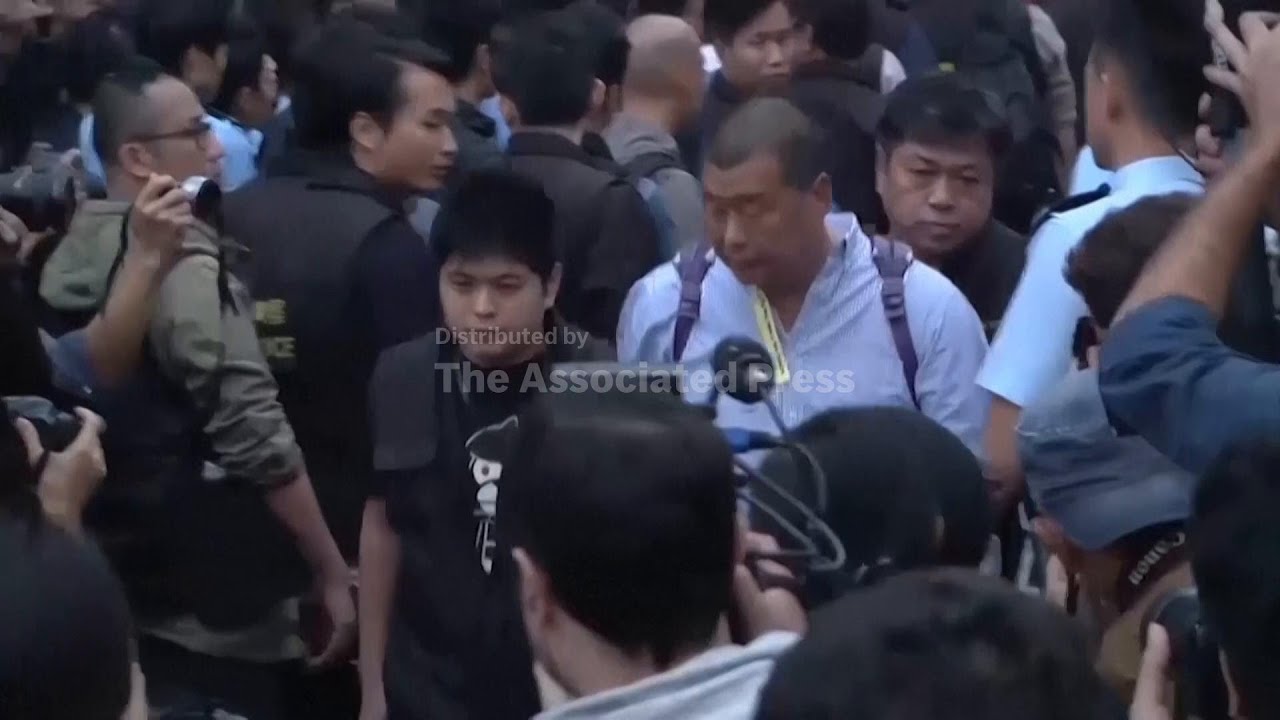 Son of Hong Kong media tycoon Jimmy Lai pledges to keep fighting for father's freedom