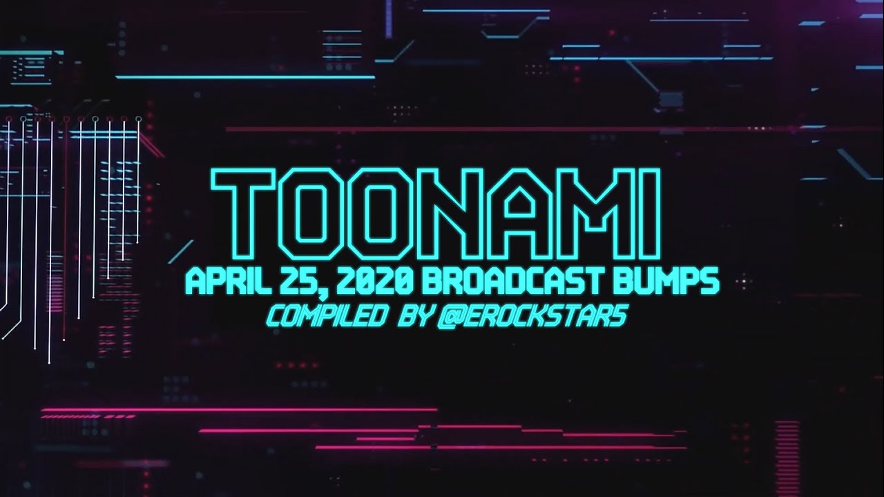 Toonami - April 25, 2020 Broadcast Bumpers and Promos (HD 1080p)
