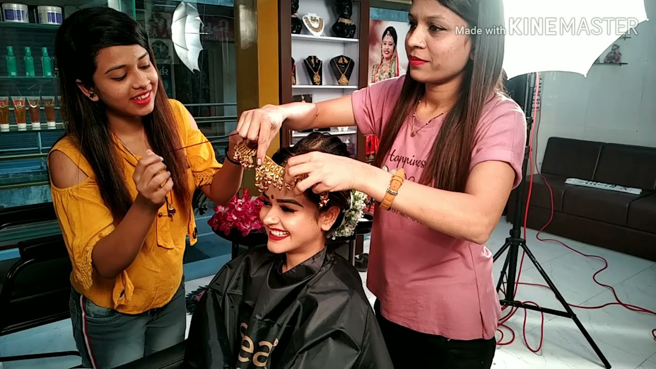 India Braydal Make-up / Pearl Beauty Parlour Kashmira Patel / Videographer Vimpal Patel Shyam Studio
