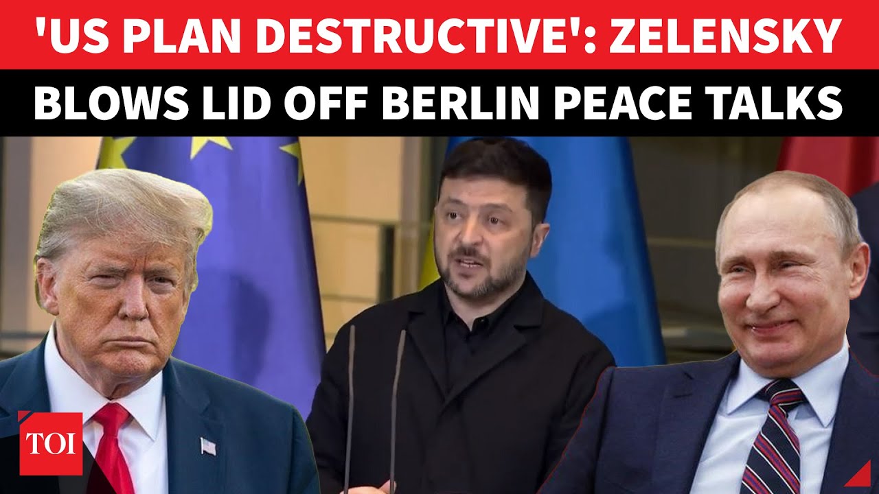 Zelensky Concedes Defeat After Berlin Peace Talks? 'Trashes' Trump's Peace Plan | 'Not Helping Kyiv'