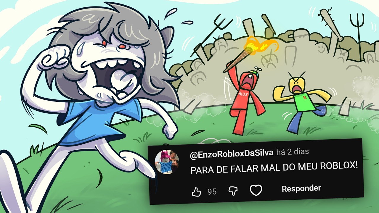 IRRITEI crianças no Roblox e elas ME ATACARAM